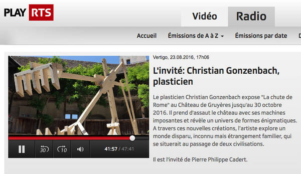Vertigo, émission RTS